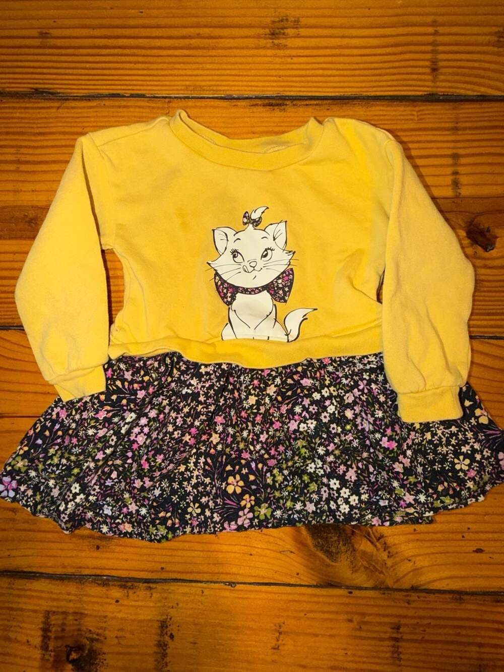babyGap × Disney Sweatshirt Dress Aristocats Marie